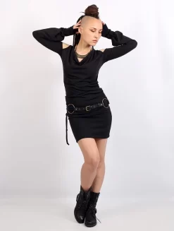 Robe Pull épaules Dénudées "Elixir", Noir 14 Robe Pull épaules Dénudées "Elixir", Noir -Boutique De Jupes p image 311707 grande