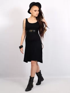 Robe Sans Manches "Ysïaak", Noir -Boutique De Jupes p image 312312 grande