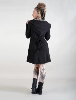 Robe Pull Portefeuille "Dark", Noir 13 Robe Pull Portefeuille "Dark", Noir -Boutique De Jupes p image 327743 grande