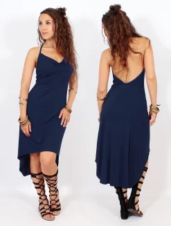 Robe "Trisha", Bleu Nuit 9 Robe "Trisha", Bleu Nuit -Boutique De Jupes p image 329217 grande