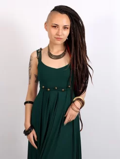 Robe Longue "Massaläa", Bleu Pétrole -Boutique De Jupes p image 334067 grande