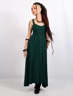 Robe Longue "Massaläa", Bleu Pétrole