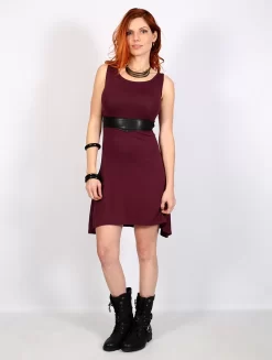 Robe Sans Manches "Ysïaak", Bordeaux