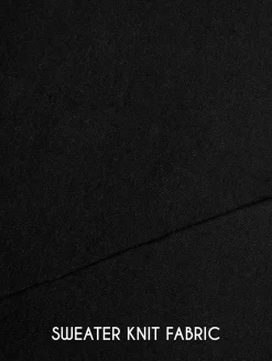 Robe Pull Longue "Wasilah", Noir -Boutique De Jupes p image 344158 grande