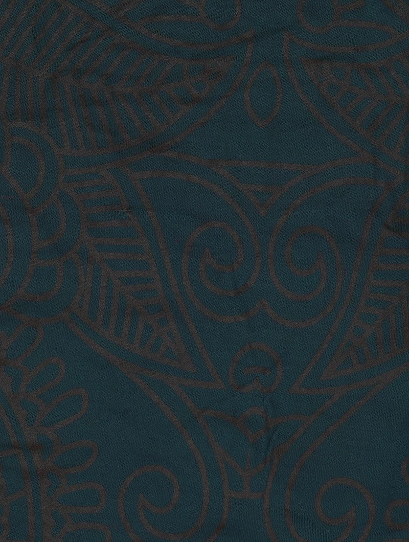 Robe Courte Imprimée à Bretelles "Electra Paisley", Bleu Pétrole 3 Robe Courte Imprimée à Bretelles "Electra Paisley", Bleu Pétrole – Image 3