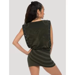 Robe "Cinnamon", Vert Kaki