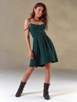 Robe Courte "Massaläa", Bleu Pétrole