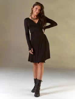 Robe Courte Portefeuille "Ëmy", Noir 9 Robe Courte Portefeuille "Ëmy", Noir -Boutique De Jupes robe courte portefeuille emy noir p image 336204 grande