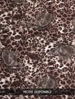 Robe "Feline", Marron -Boutique De Jupes robe feline marron p image 329346 grande