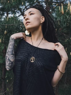 Robe Courte Et Loose Imprimée "Freedom", Noir -Boutique De Jupes robe freedom noir p image 330839 grande