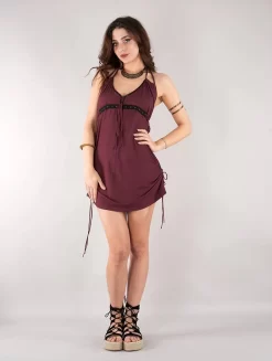 Robe "Greek", Prune -Boutique De Jupes robe greek prune p image 339660 grande