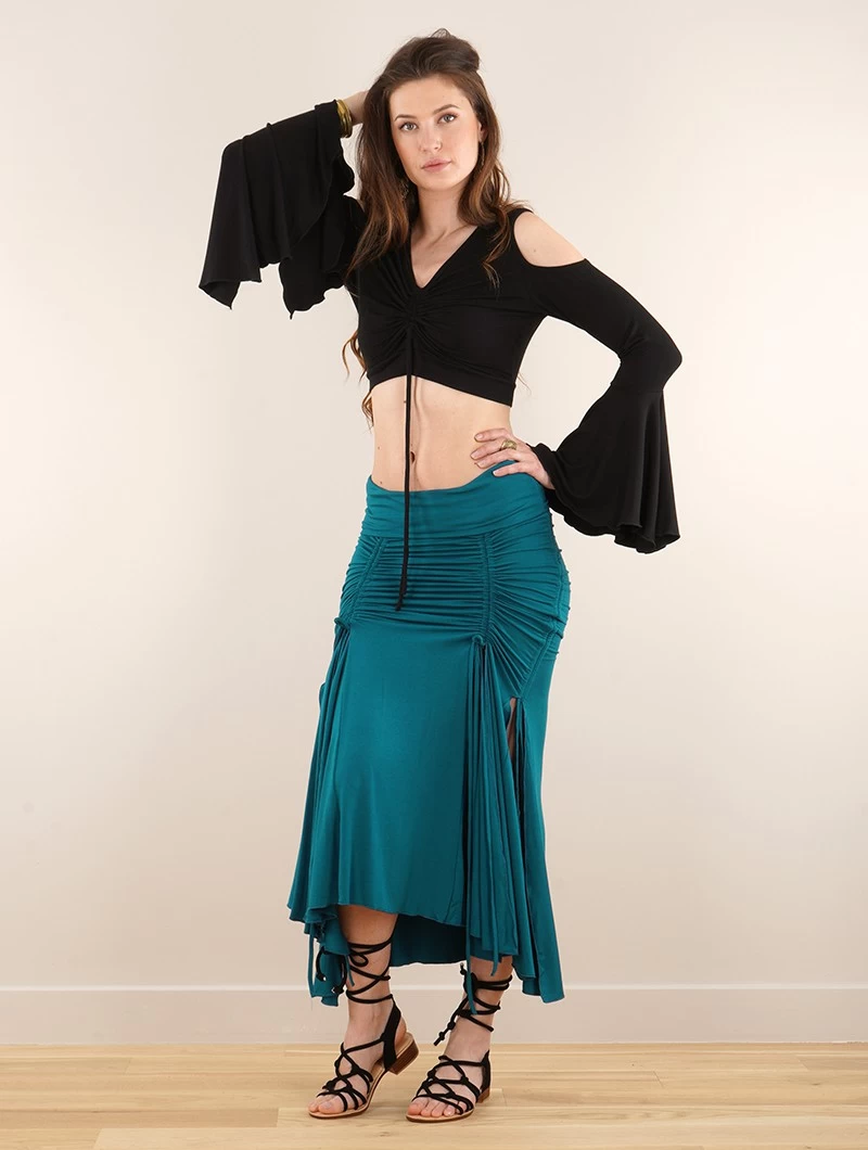 Robe Jupe "Weya", Bleu 4 Robe Jupe "Weya", Bleu – Image 4