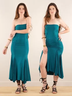 Robe Jupe "Weya", Bleu 6 Robe Jupe "Weya", Bleu -Boutique De Jupes robe jupe weya bleu p image 347990 grande