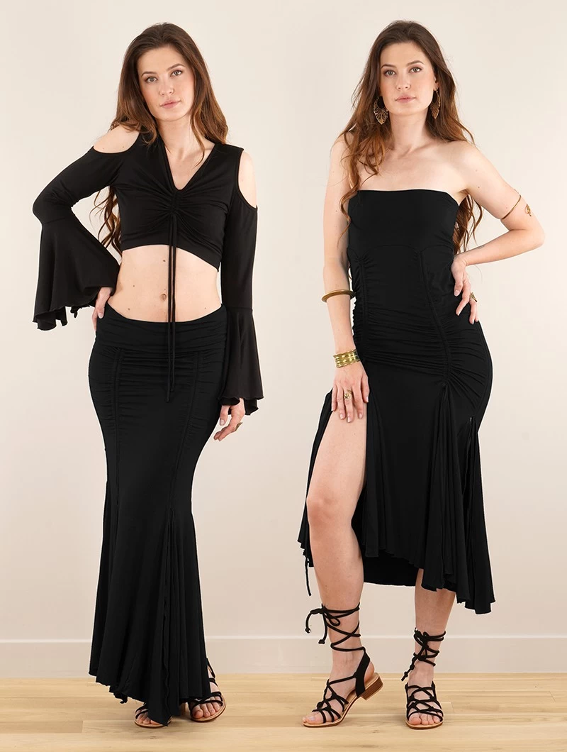 Robe Jupe "Weya", Noir 1 Robe Jupe "Weya", Noir