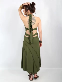 Robe "Kaylah", Vert Kaki -Boutique De Jupes robe kaylah vert kaki p image 331745 grande