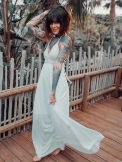 Robe Longue Dos Nu à Bretelles "Nolofinwe", Blanc 11 Robe Longue Dos Nu à Bretelles "Nolofinwe", Blanc -Boutique De Jupes robe longue dos nu a bretelles nolofinwe blanc p image 341670 grande