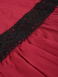 Robe Longue "Gaia", Rouge -Boutique De Jupes robe longue gaia rouge p image 339641 grande