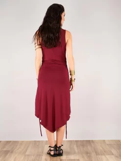 Robe Longue "Lychandra", Bordeaux 11 Robe Longue "Lychandra", Bordeaux -Boutique De Jupes robe longue lychandra bordeaux p image 332189 grande