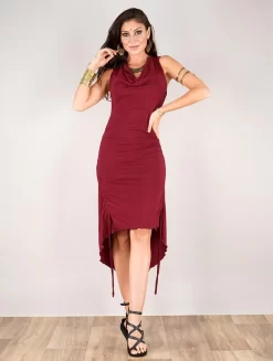 Robe Longue "Lychandra", Bordeaux 8 Robe Longue "Lychandra", Bordeaux -Boutique De Jupes robe longue lychandra bordeaux p image 332190 grande