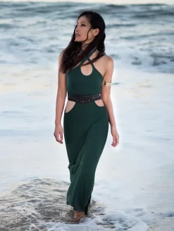 Robe Longue "Sheherazade", Vert Canard 14 Robe Longue "Sheherazade", Vert Canard -Boutique De Jupes robe longue sheherazade vert canard p image 344351 grande