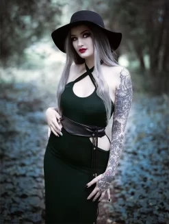 Robe Longue "Sheherazade", Vert Canard 15 Robe Longue "Sheherazade", Vert Canard -Boutique De Jupes robe longue sheherazade vert canard p image 344352 grande