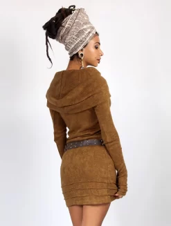 Robe Pull "Chryzalide", Rouille 12 Robe Pull "Chryzalide", Rouille -Boutique De Jupes robe pull chryzalide rouille p image 326566 grande