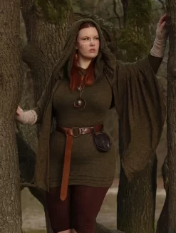 Robe Pull "Chryzalide", Vert Kaki -Boutique De Jupes robe pull chryzalide vert kaki p image 347688 grande