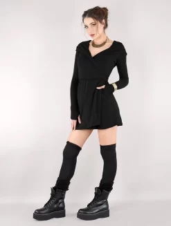 Robe Pull Portefeuille "Dark", Noir