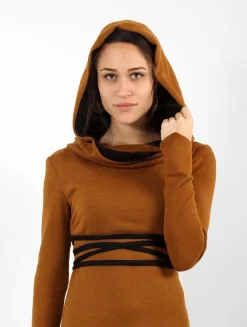 Robe Pull "Käliskä", Rouille Et Noir -Boutique De Jupes robe pull kaliska rouille et noir p image 346461 grande