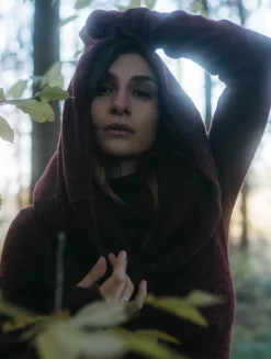 Robe Pull "Mantra", Bordeaux -Boutique De Jupes robe pull mantra bordeaux p image 337273 grande