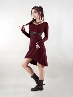 Robe Pull "Noäa", Bordeaux