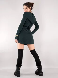 Robe Pull Portefeuille "Dark", Bleu Pétrole Foncé 7 Robe Pull Portefeuille "Dark", Bleu Pétrole Foncé -Boutique De Jupes robe pull portefeuille dark bleu petrole fonce p image 344795 grande