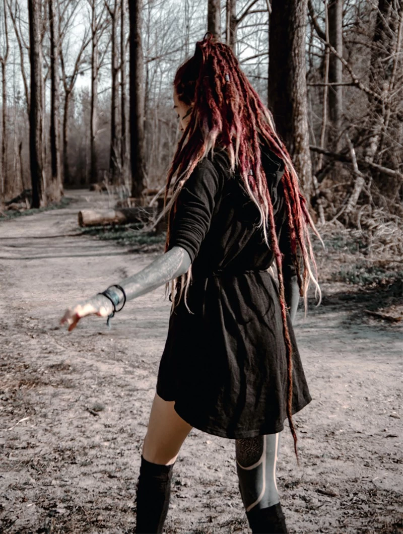 Robe Pull Portefeuille "Dark", Noir 5 Robe Pull Portefeuille "Dark", Noir – Image 5