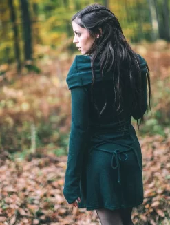 Robe Pull "Shaë", Bleu Pétrole -Boutique De Jupes robe pull shae bleu petrole p image 326398 grande