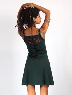 Robe "Ring", Bleu Pétrole