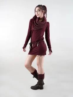 Robe "Saädiya", Bordeaux -Boutique De Jupes robe saadiya bordeaux p image 330730 grande