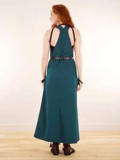 Boutique De Jupes -Boutique De Jupes robe salopette longue milhana bleu petrole fonce p image 340563 grande